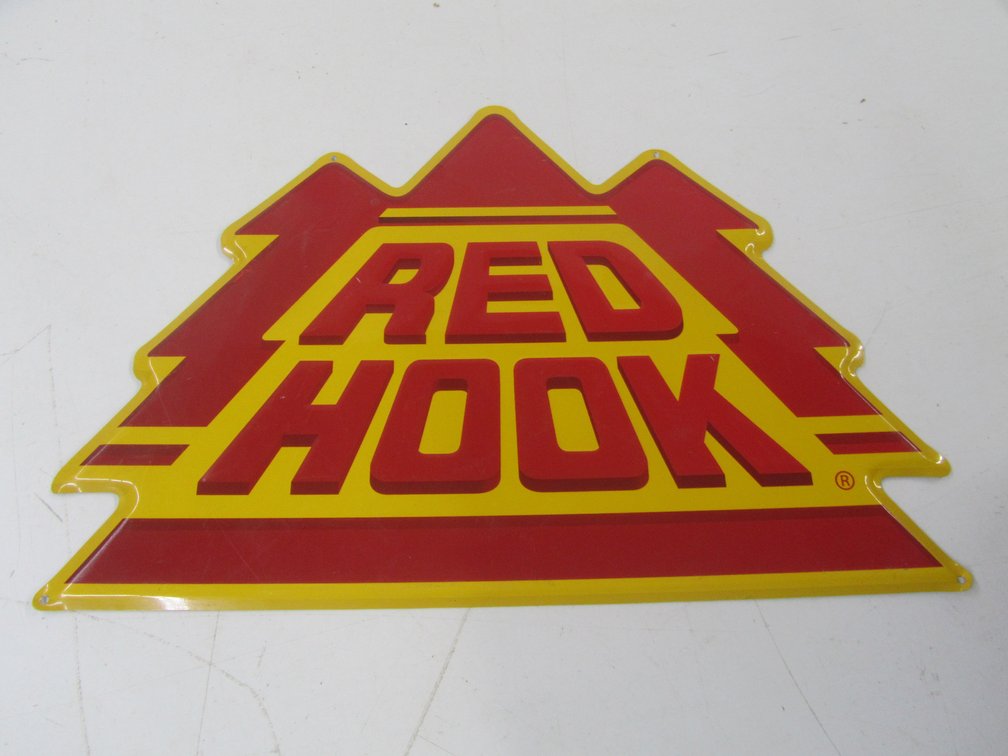 Red Hook Metal Embossed Sign