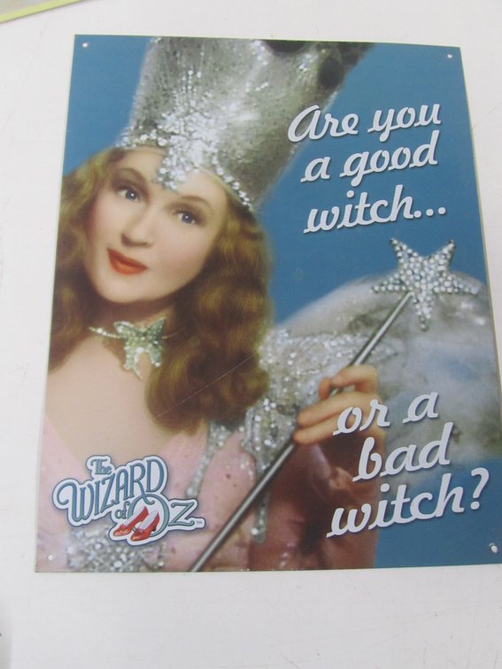 The Wizard Of Ox Metal Sign