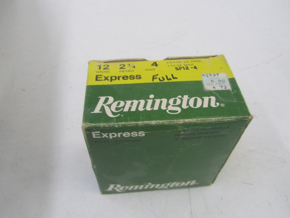 (12) 12ga 2-3/4" 4-Shot Rounds