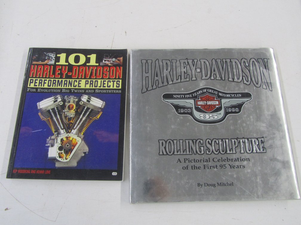 (2) Harley-Davidson Books