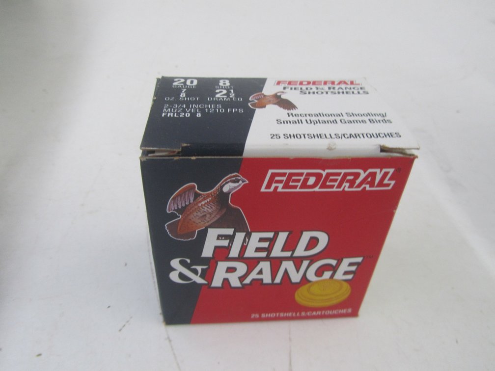 (25) 20ga 2-3/4" 8-Shot Rounds