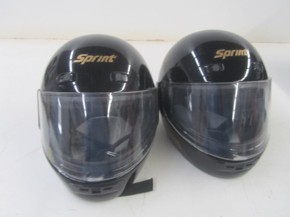 (2) Sprint Snowmobile Helmets