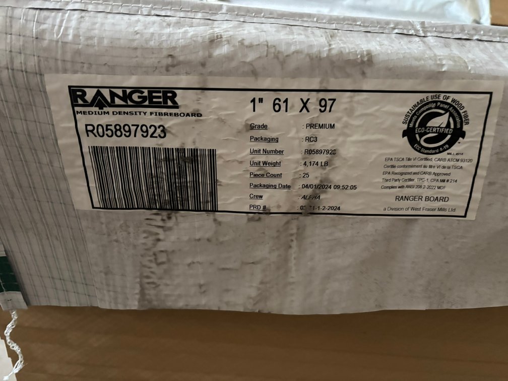 Sheet Goods: MDF, Plywood & Particle Board (154385)