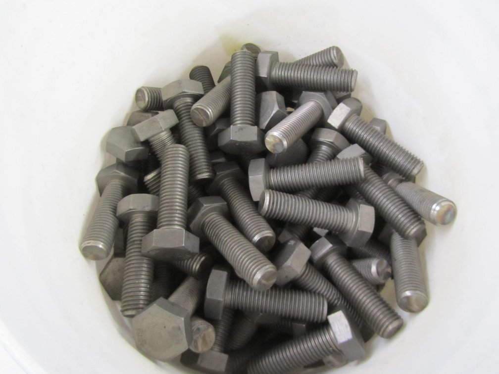 Large Lot Of Steel 2.5" Bolts