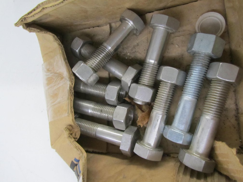(9) 1"x4" Stainless Steel Bolts