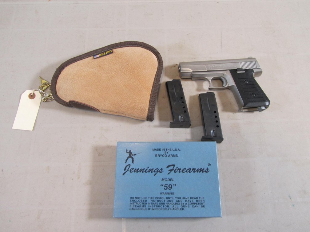 Bryco Jennings Model "59" 9mm Pistol w/Box