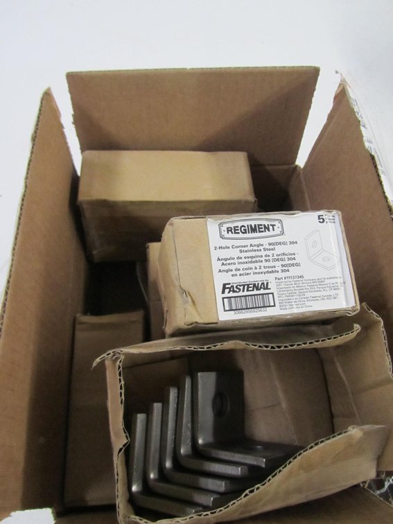 Wholesale Lot Of Regiment 2-Hole Corner Angle Brackets