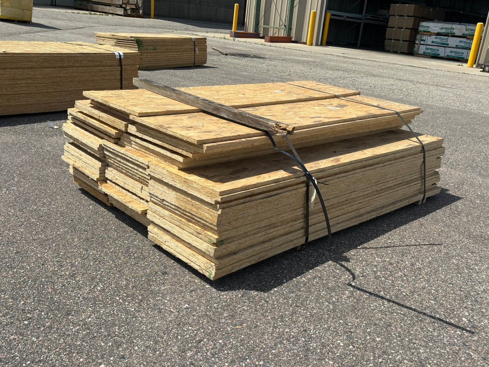 (80) Various Lengths of 17" x 1/2" OSB Panels