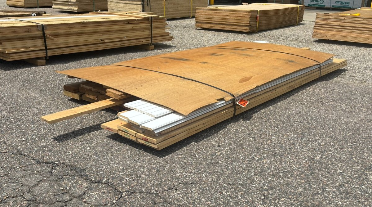 Approx. (35) Various Sizes Assorted Molding and Boards