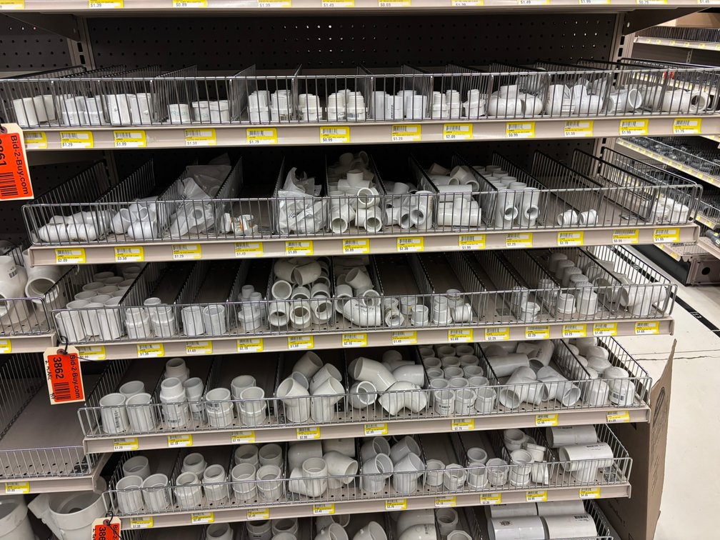Assorted 3/4" PVC Fittings
