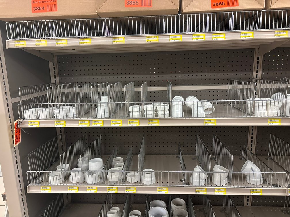 Assorted 1-1/2" to 2" PVC Fittings