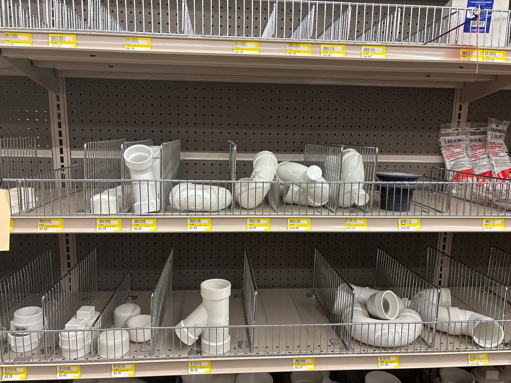 Assorted 1-1/2" and 2" Pvc Fittings