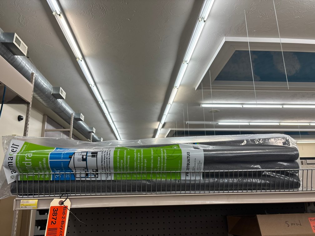 1/2" x 3' Pipe Insulation