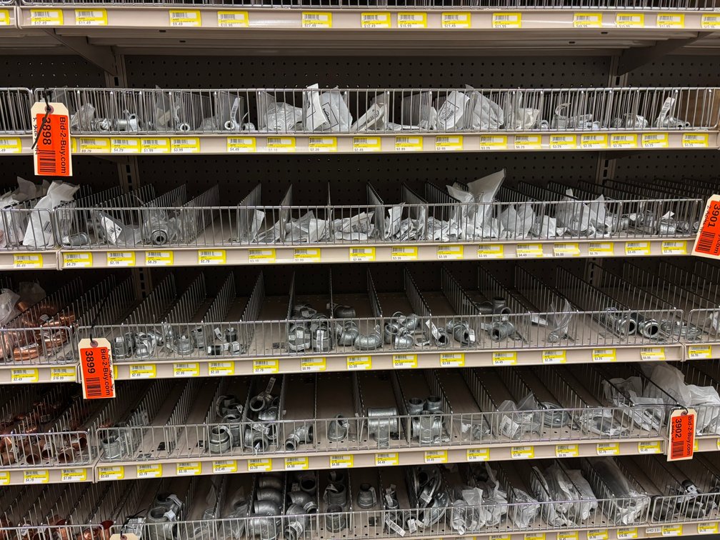 Assorted 1/8", 1/4", and 3/8" Galvanized Fittings