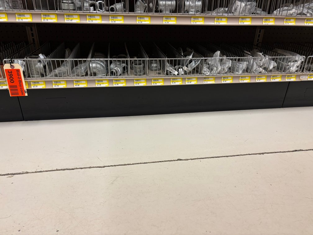Assorted 1" Galvanized Fittings