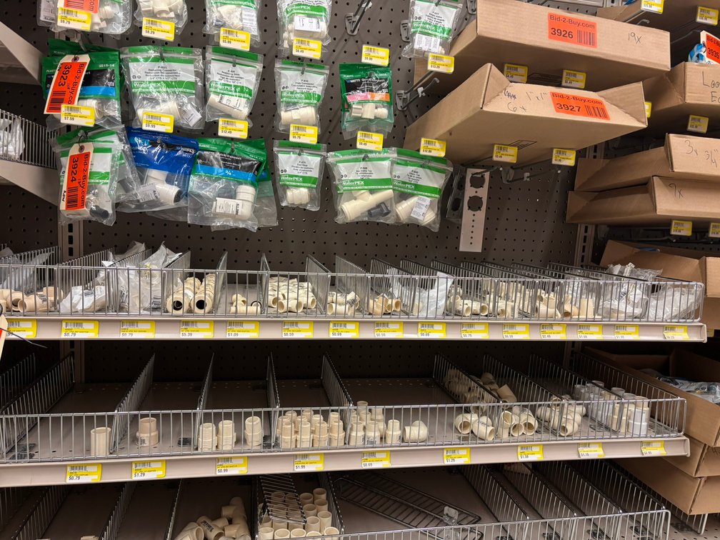 Assorted 1/2" and 3/4" CPVC Fittings