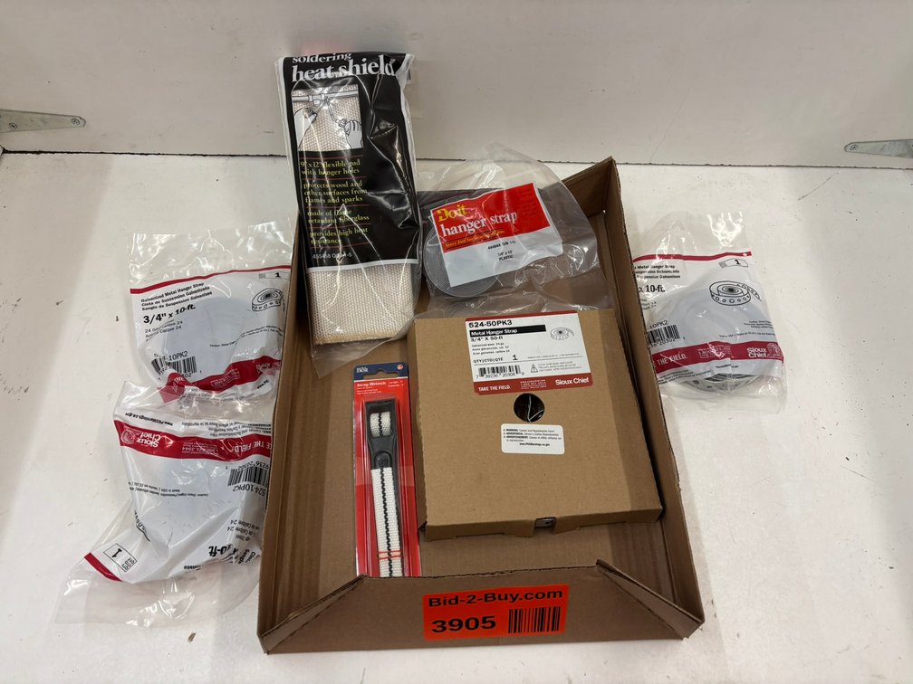 (5) Hanger Straps, Soldering Heat Shield, and Strap Wrench