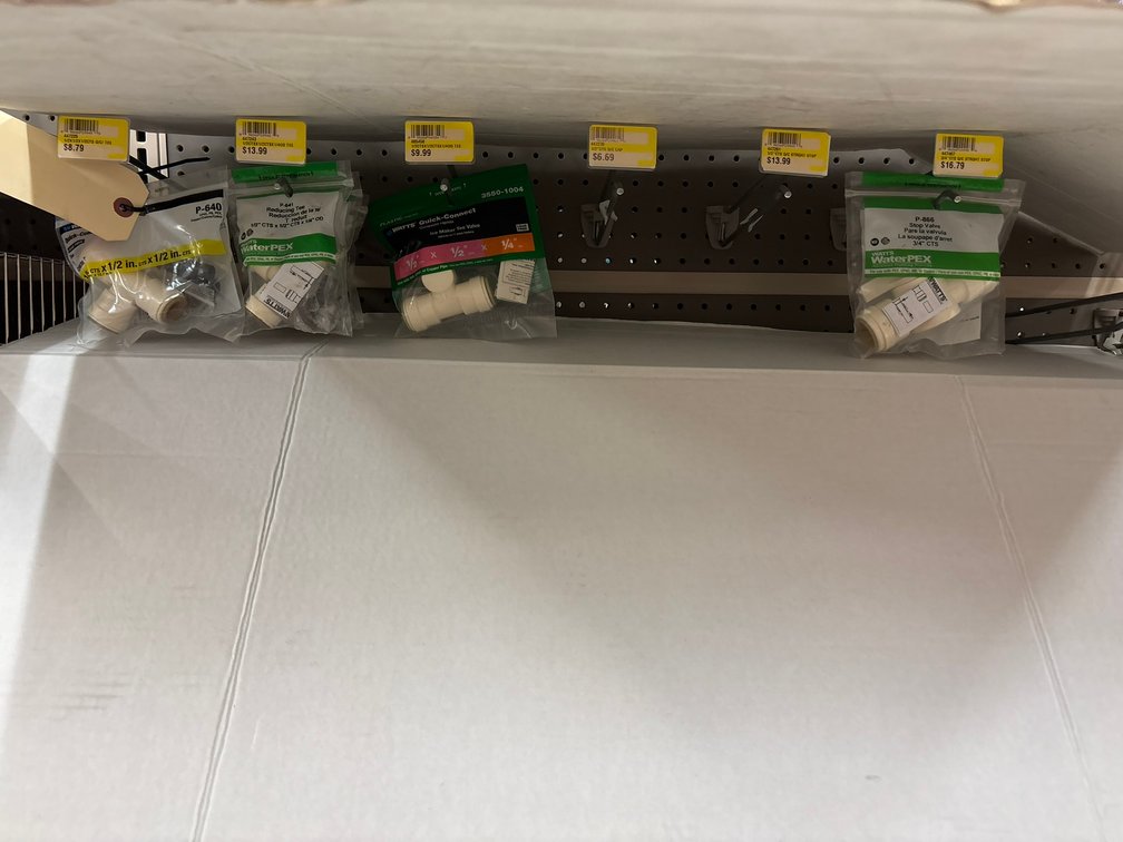 (6) Assorted Watts WaterPEX Fittings