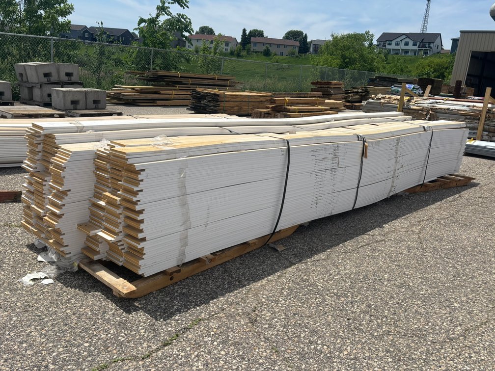 (5) Bundles of 5-1/2" x 1/2" x 16' Lengths of MDF Primed Molding