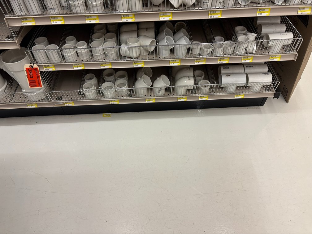 Assorted 1-1/2" to 2" PVC Fittings