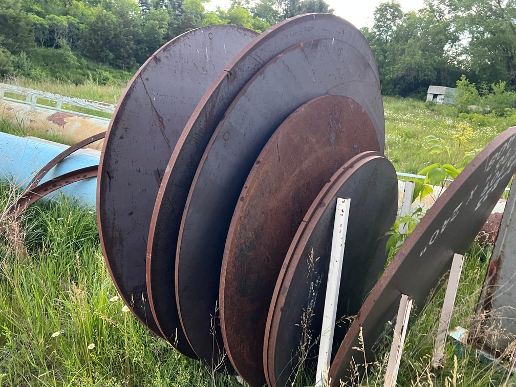 Massive amount of Scrap Plates & old Water Tower parts