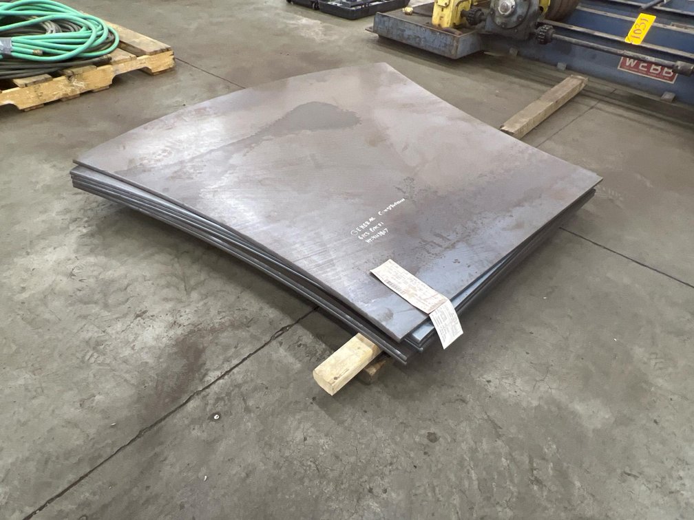 (6) Hot Rolled Steel Plates 1/2", A36