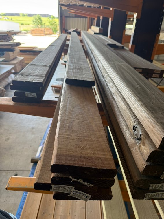 (5) Various Lengths of 1 x 5 Treated Boards