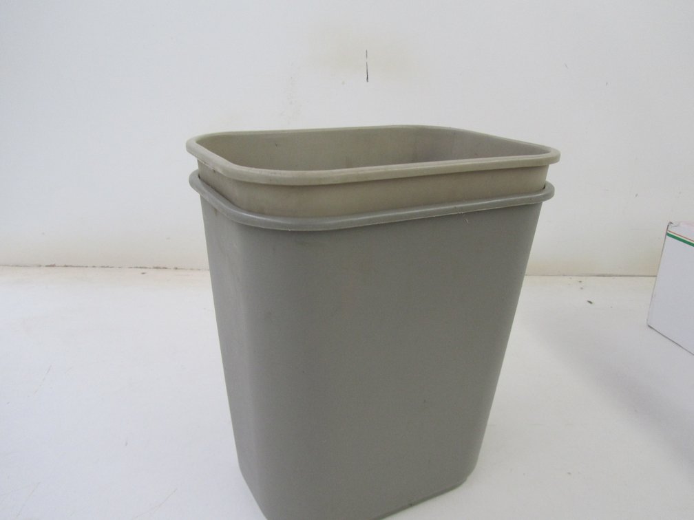 (2) Plastic Waste Bins