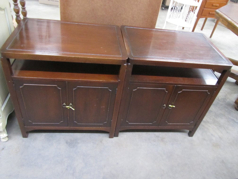 Pair Of Nice Wood Night Stands