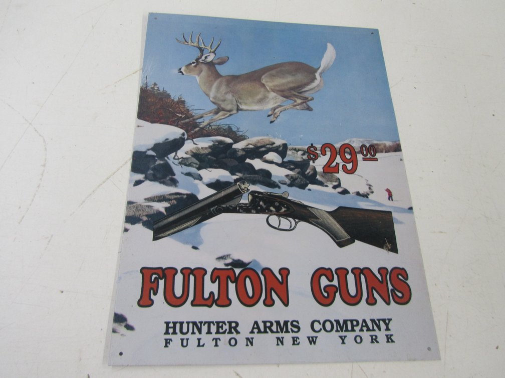 Fulton Guns Metal Sign