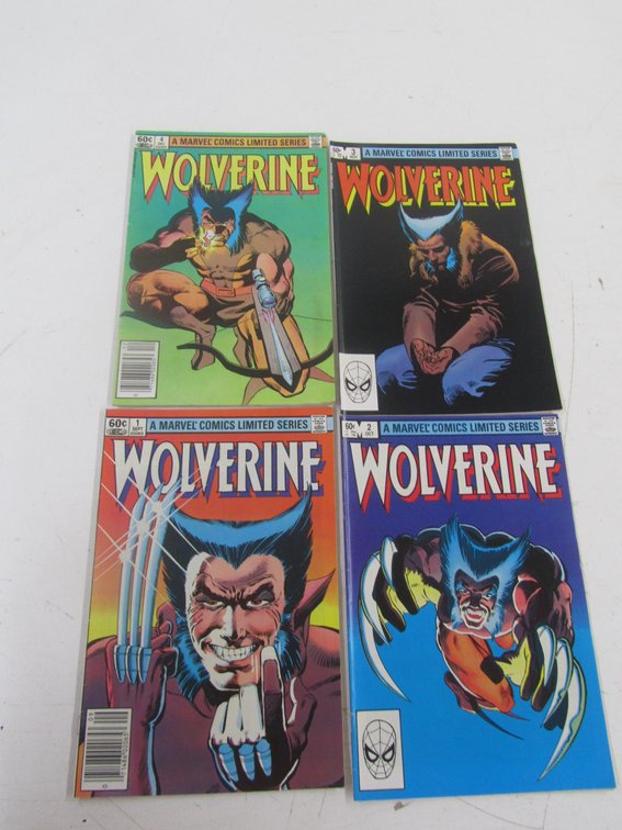(4) Marvel Comics Limited Series Wolverine Comic Books