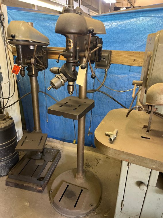 Walker-Turner Quadrill W.T. Four Position Turret Drill Press with QuadTapper Attachment