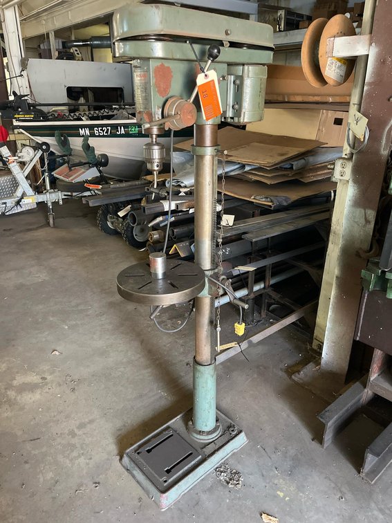 Packard 120F-IND Heavy Duty Drill Press 3/4 HP, 1PH