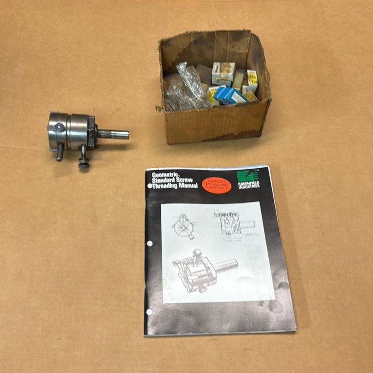 geometric G2 Die Head with Thread Chaser Sets