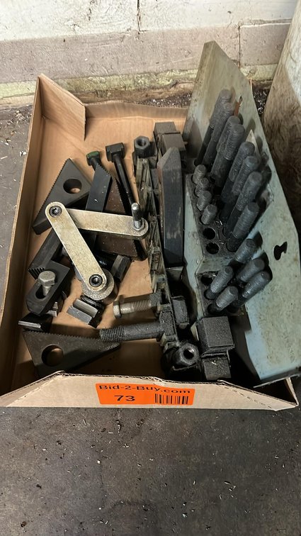 Machinist Clamping Kit with Studs and Step Blocks, hold down set