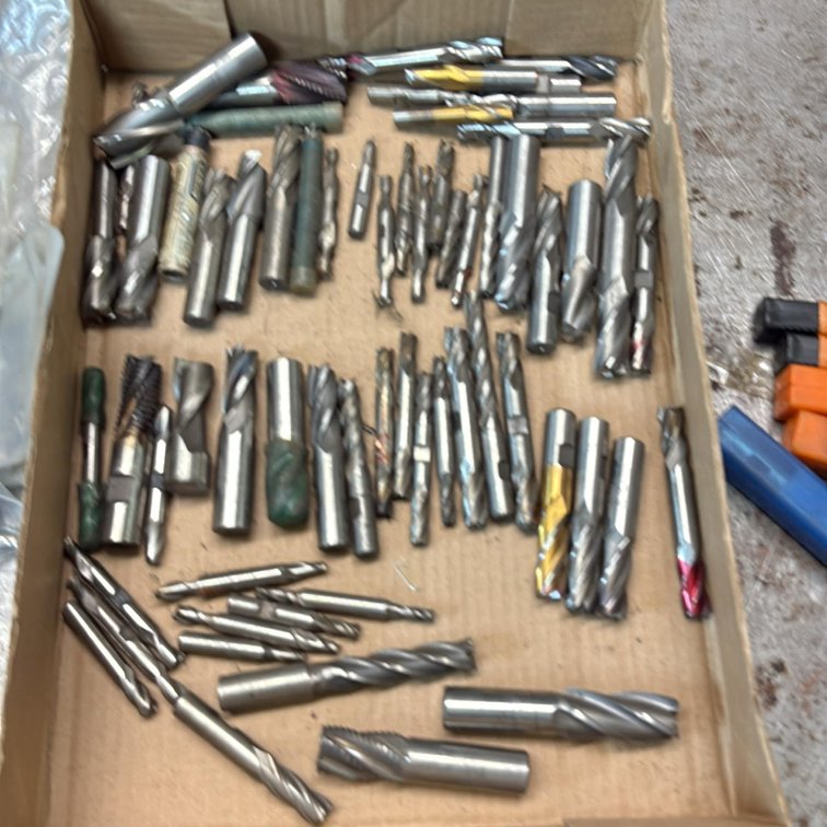 Assorted HSS & Carbide End Mills