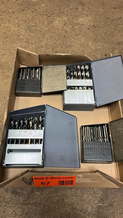 (4) Huot Drill Index Drill Sets