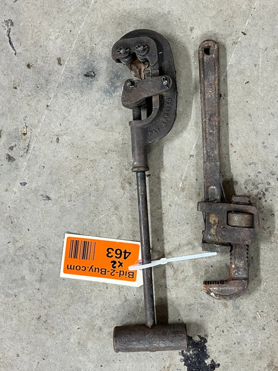 Pipe Cutter and Pipe Wrench