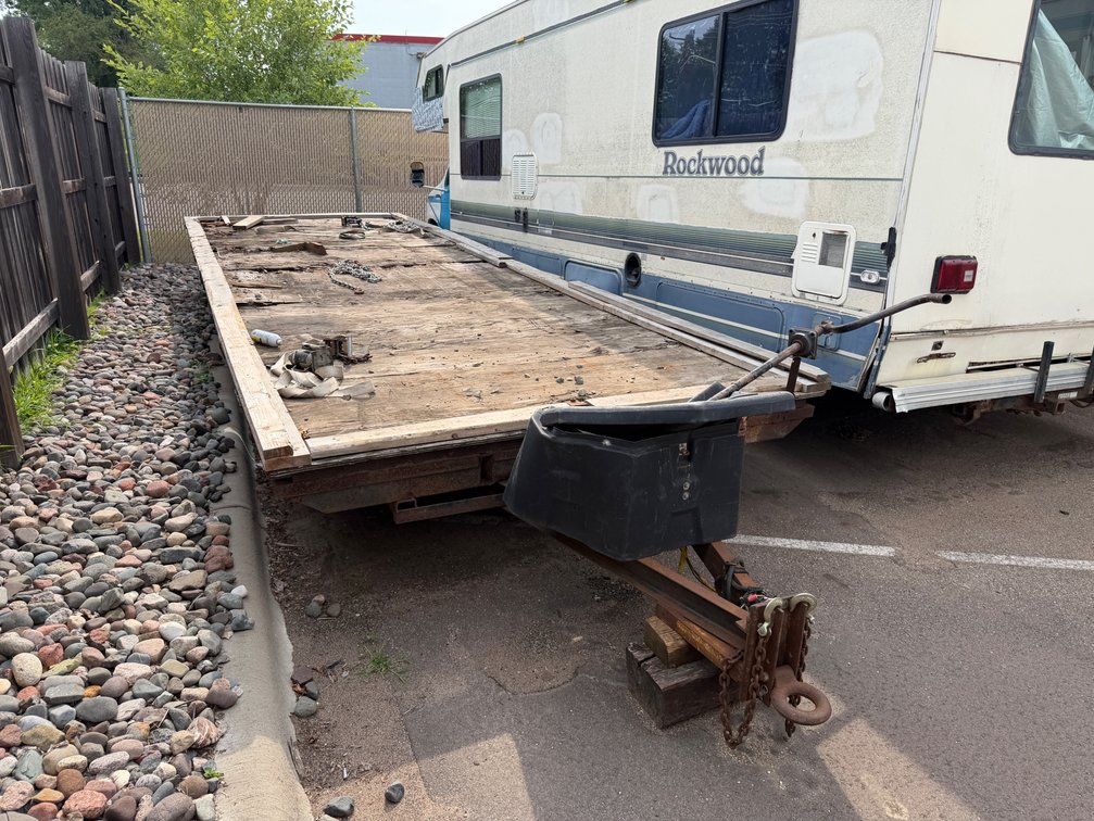 Homemade Flat Bed Trailer