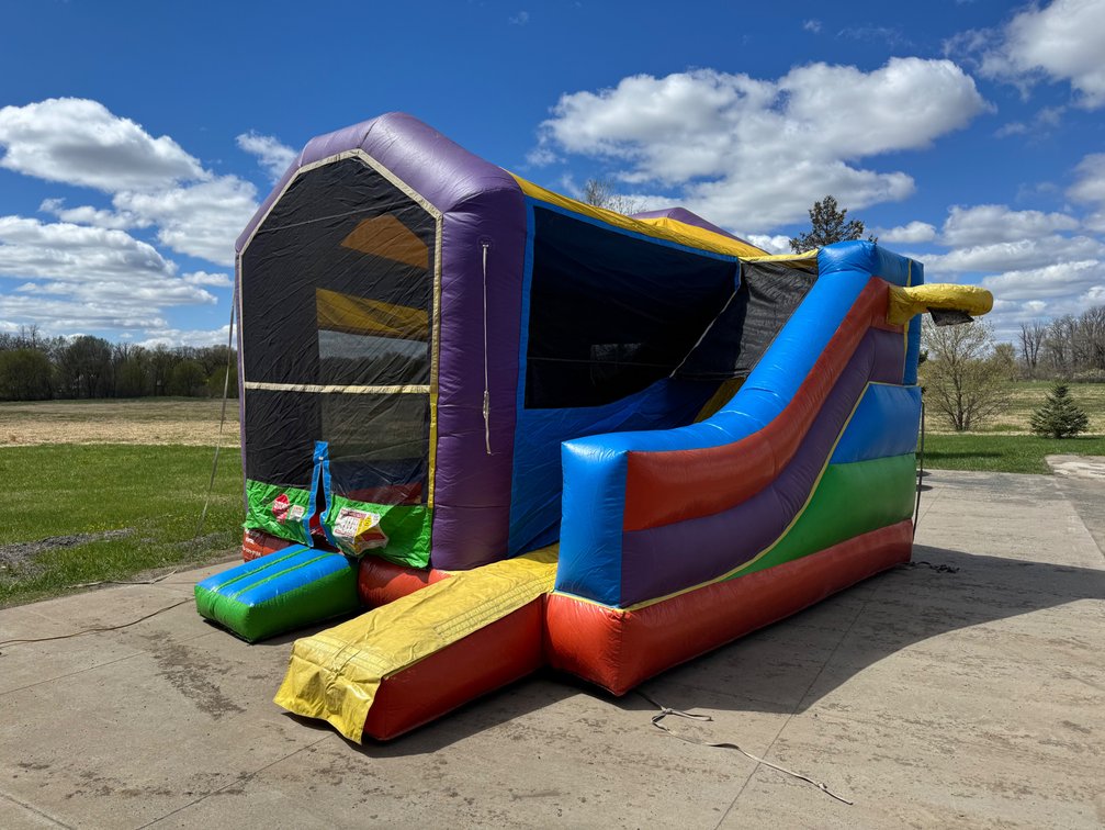 Commercial Inflatables: Bounce Houses, Games, Blowers & Enclosed Trailer (161530)