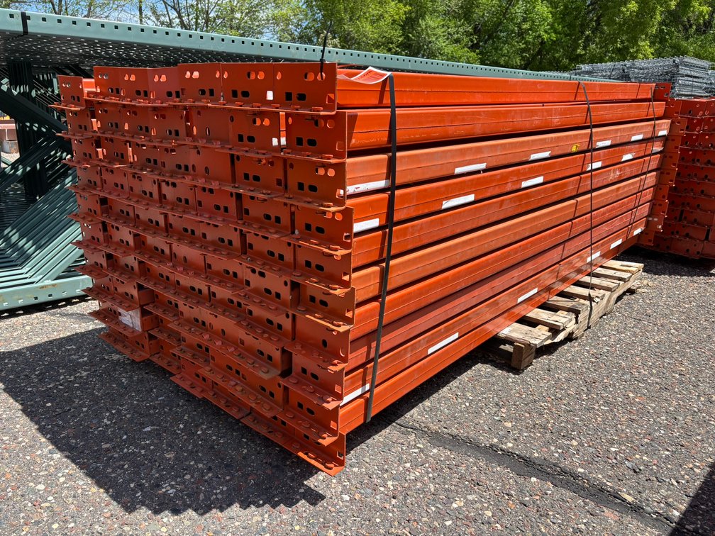 Pallet Racking Surplus: Uprights, Crossmembers and Grates (162782)