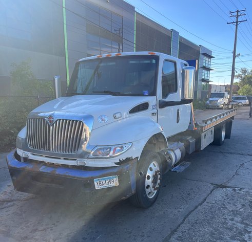 Image for 2020 & 2019 International Flatbed Tow Trucks & 2005 Colorado Plow Truck