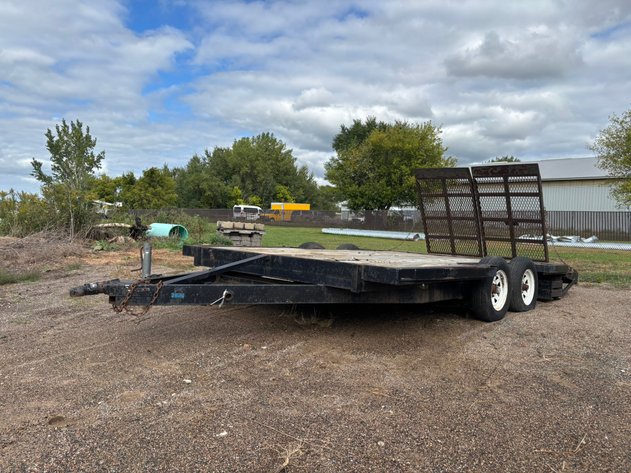 Image for 2007 Homemade 18' Flatbed Trailer