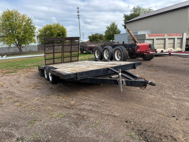 Image for 2007 Homemade 18' Flatbed Trailer