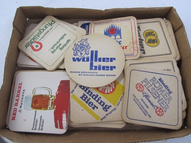 Image for Flat Of Assorted Vintage German Beer Coasters