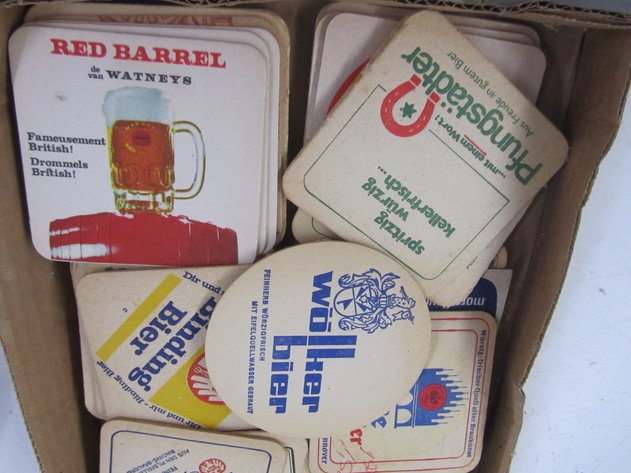 Image for Flat Of Assorted Vintage German Beer Coasters
