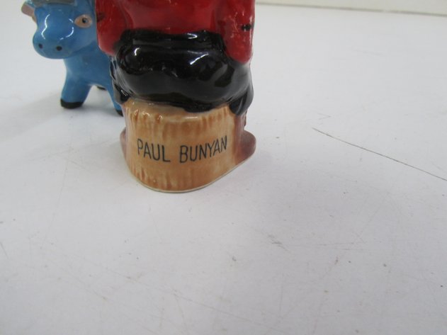 Image for Paul Bunyan And Babe The Blue Ox Salt & Pepper Shaker Set