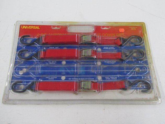 Image for (3) Universal Automatic Locking Tie Downs