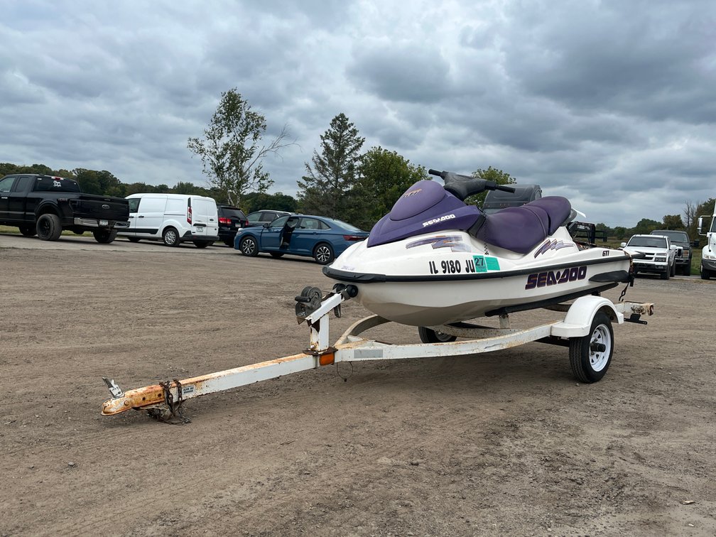 Sea Doo GTI Bombardier Jetski with Jetski Trailer
