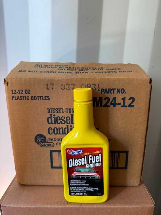 (24) Gunk 12oz Bottles Diesel Fuel Conditioner